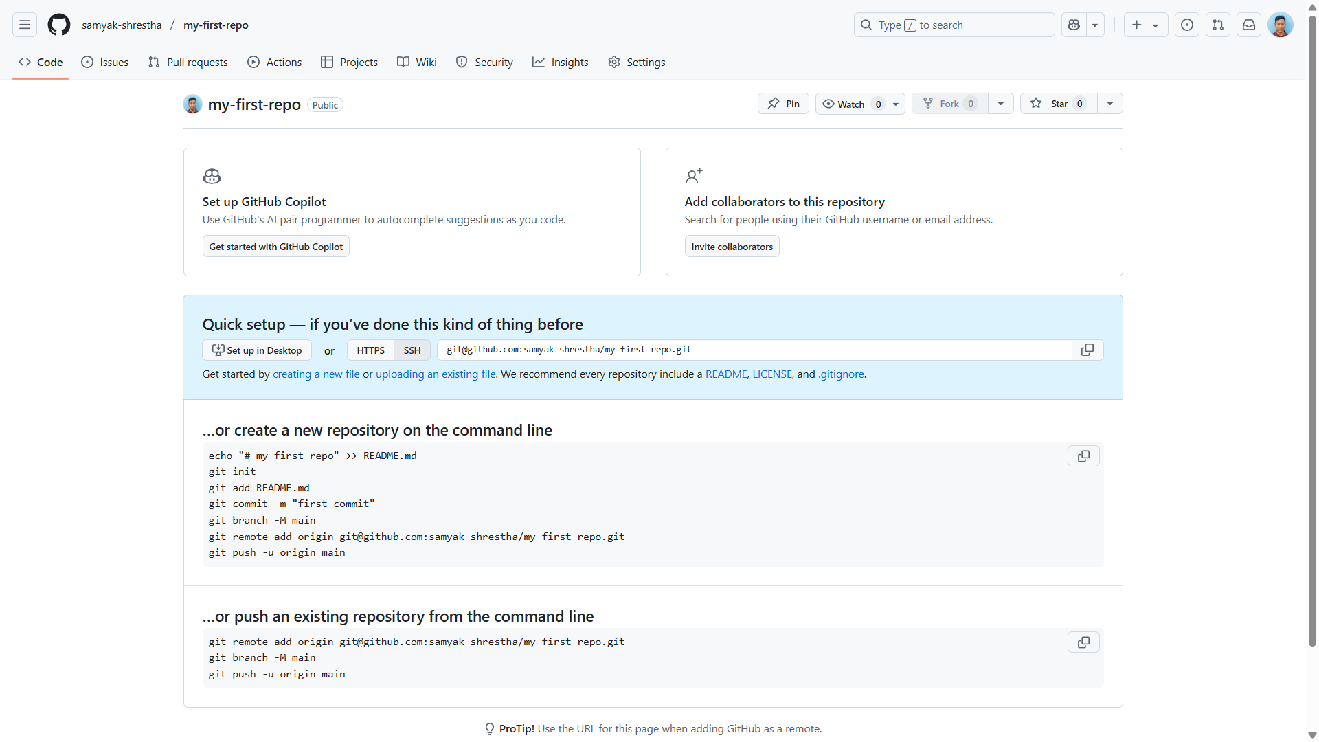first Github Repository